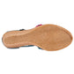 Sandalia CASUAL MUJER MORA TIERRA EVELIA AZUL MULTICOLOR
