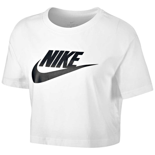 Nike W NSW Tee Essntl Crp Icn Ftra Playera para mujer
