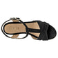 Sandalia Fratta 6040 Para Mujer Negro
