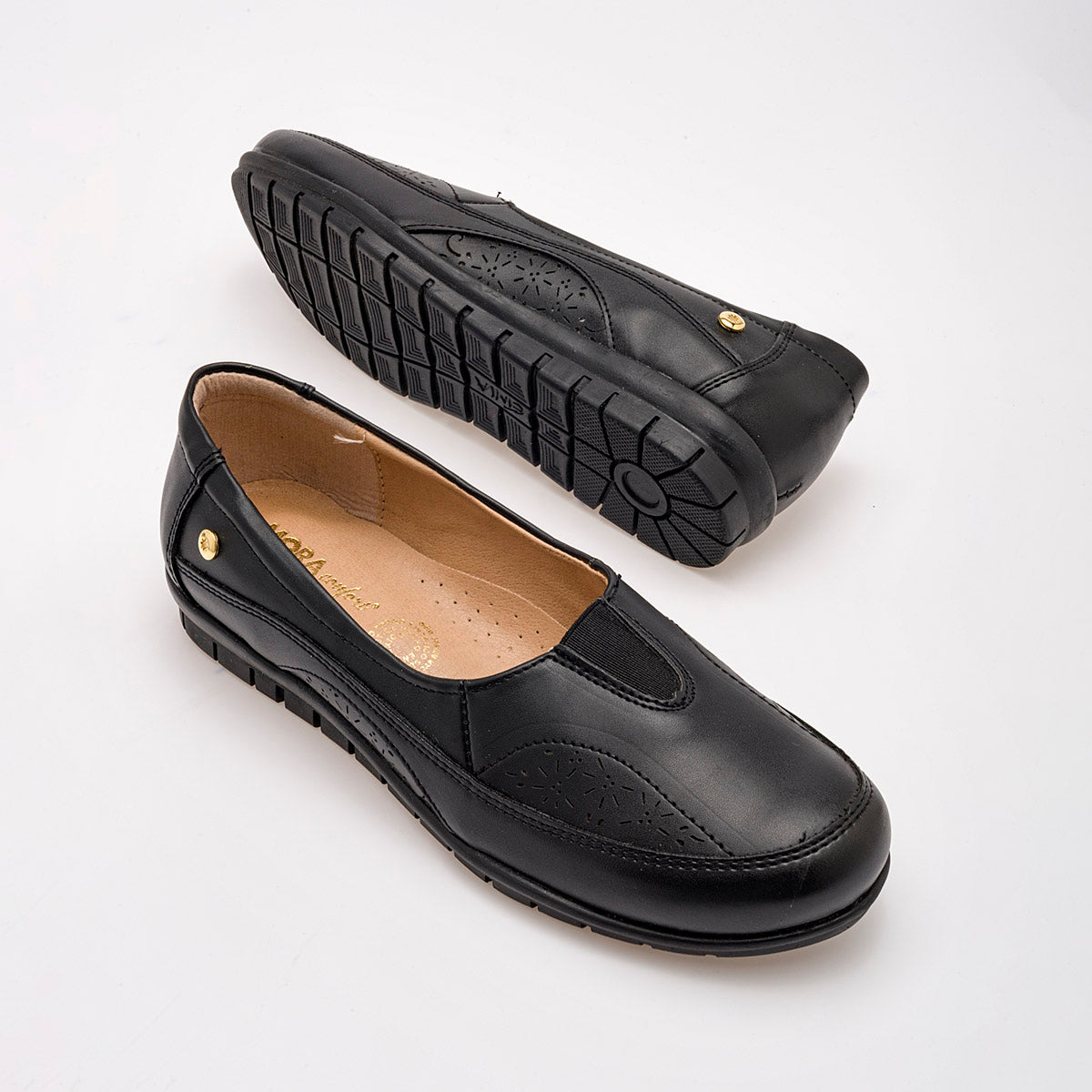 ZAPATO CONFORT MUJER MORA CONFORT MAY NEGRO
