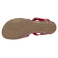 Sandalia Diexca 241 Para Mujer Color Rojo