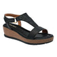 Sandalia Green Love 92081 Para Mujer Color Negro