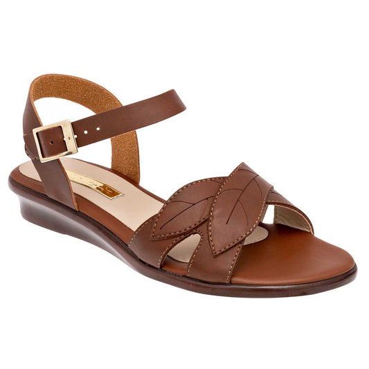 Sandalia Paulie 1670 Para Mujer Color Camel