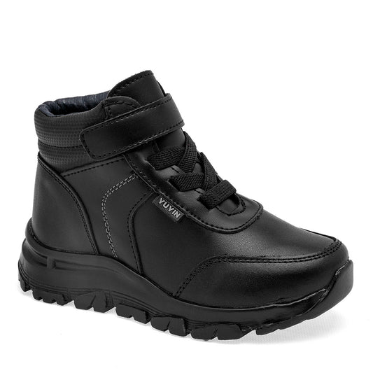 Botín escolar para Hombre marca Yuyin Negro