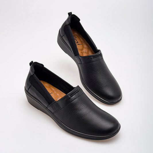 Zapato Confort Flexi 45606 Para Mujer Color Negro