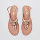 Sandalia Pata De Gallo Lady One Ny2513 Mujer Color Beige