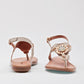 Sandalia Pata De Gallo Lady One Ny2513 Mujer Color Beige
