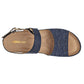 Sandalia Mora Confort 1363051 Para Mujer Color Marino