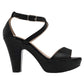 Zapatilla Pravia 2468 Para Mujer Color Negro