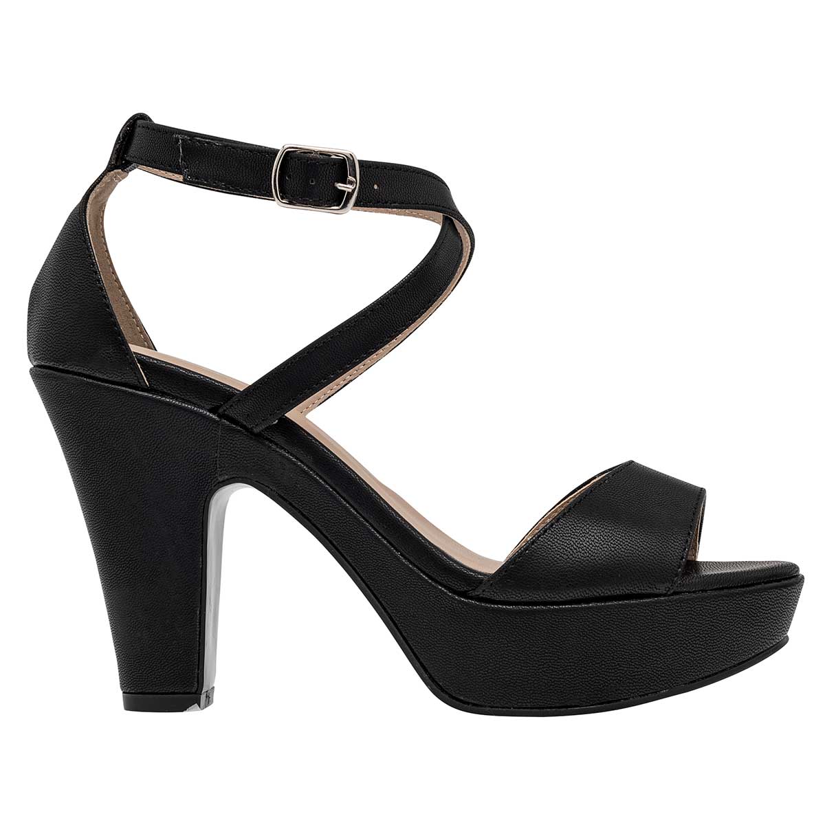 Zapatilla Pravia 2468 Para Mujer Color Negro