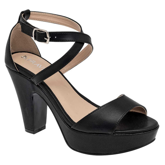 Zapatilla Pravia 2468 Para Mujer Color Negro