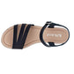 Sandalia Pravia 2735 Para Mujer Color Marino