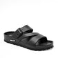 Sandalia Playera Moramora 182wm501 Para Mujer Color Negro