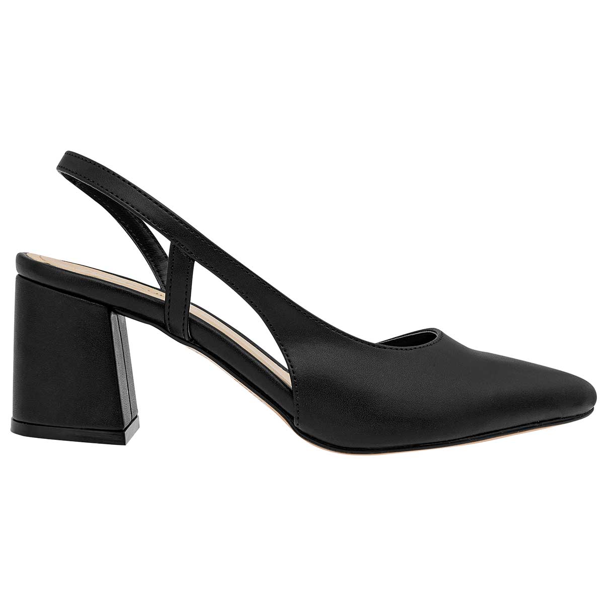 Zapatilla Destalonada Lady 16204 Para Mujer Color Negro