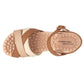 Sandalia Con Hebilla Modare 7142124 Mujer Color Camel