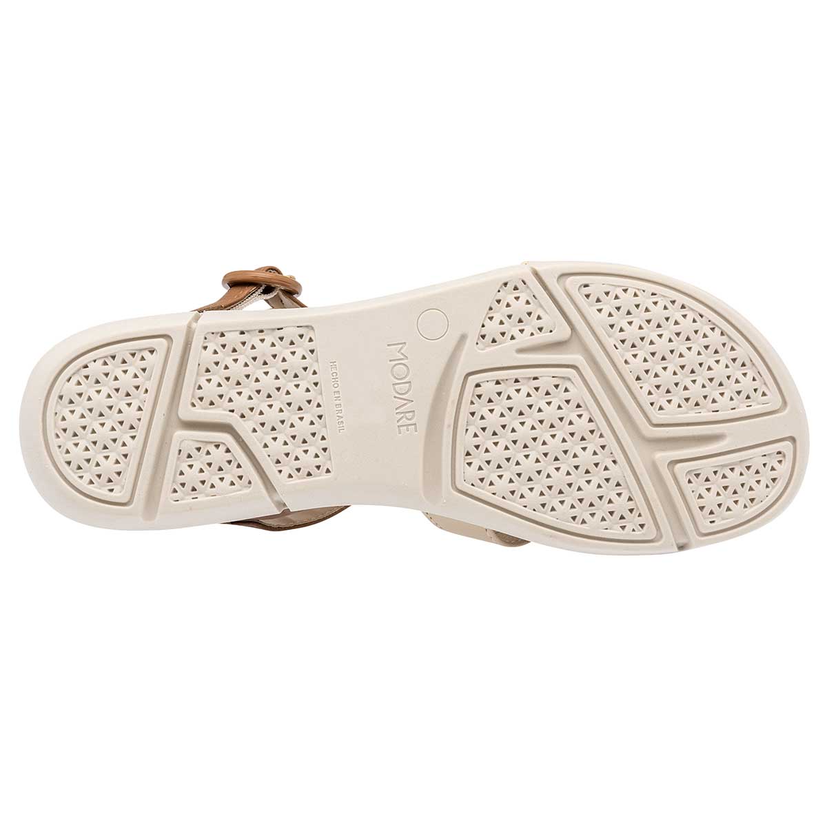 Sandalia Con Hebilla Modare 7142124 Mujer Color Camel