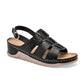 Sandalia Con Hebilla Mora Confort 1363060 Mujer Col Negro