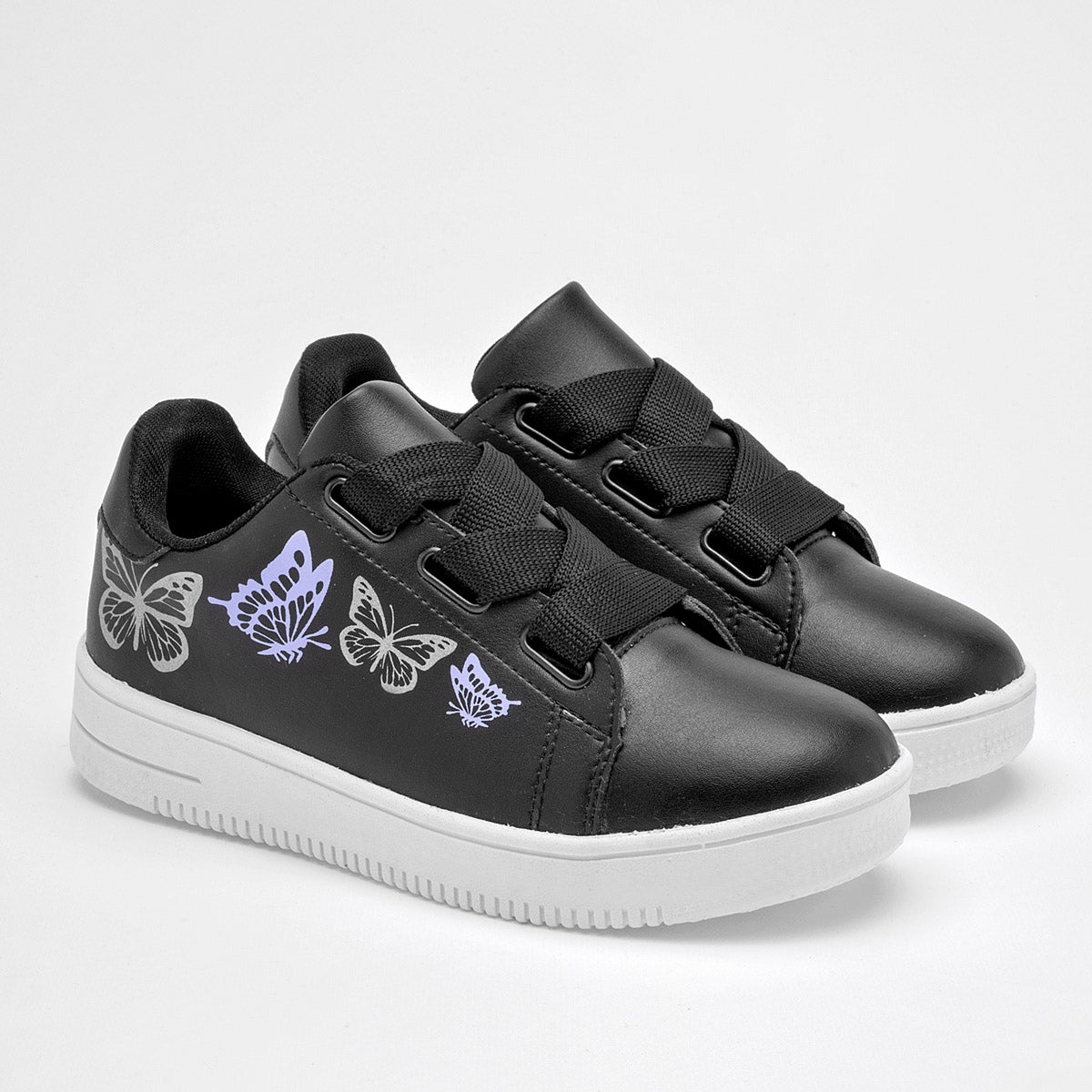 TENIS URBANO MUJER MORAMORA ARACELI NEGRO LILA GRIS
