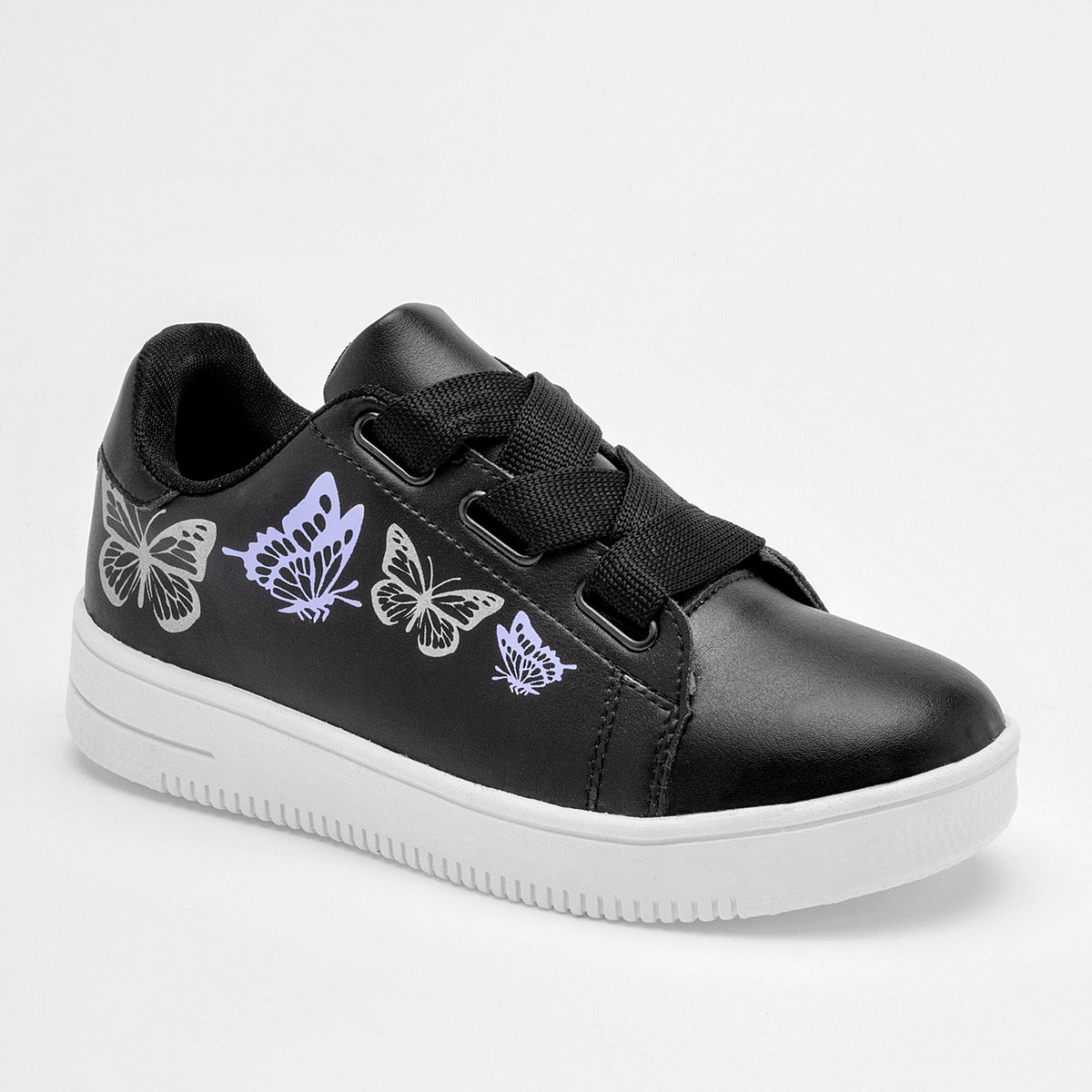 TENIS URBANO MUJER MORAMORA ARACELI NEGRO LILA GRIS