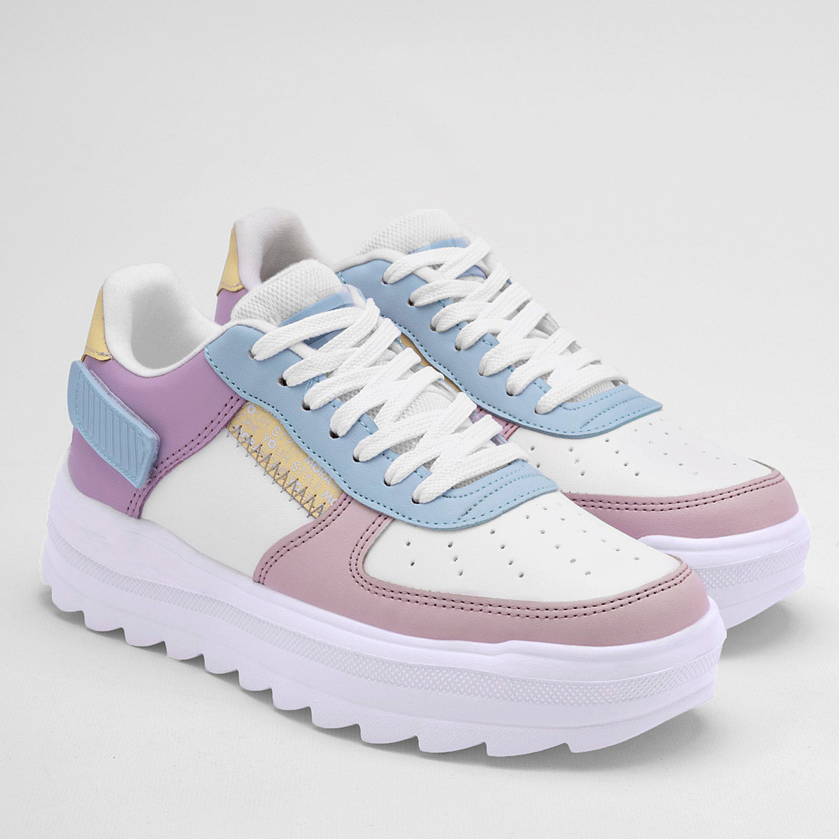 TENIS URBANO MUJER MORAMORA SAMARA BLANCO MULTICOLOR
