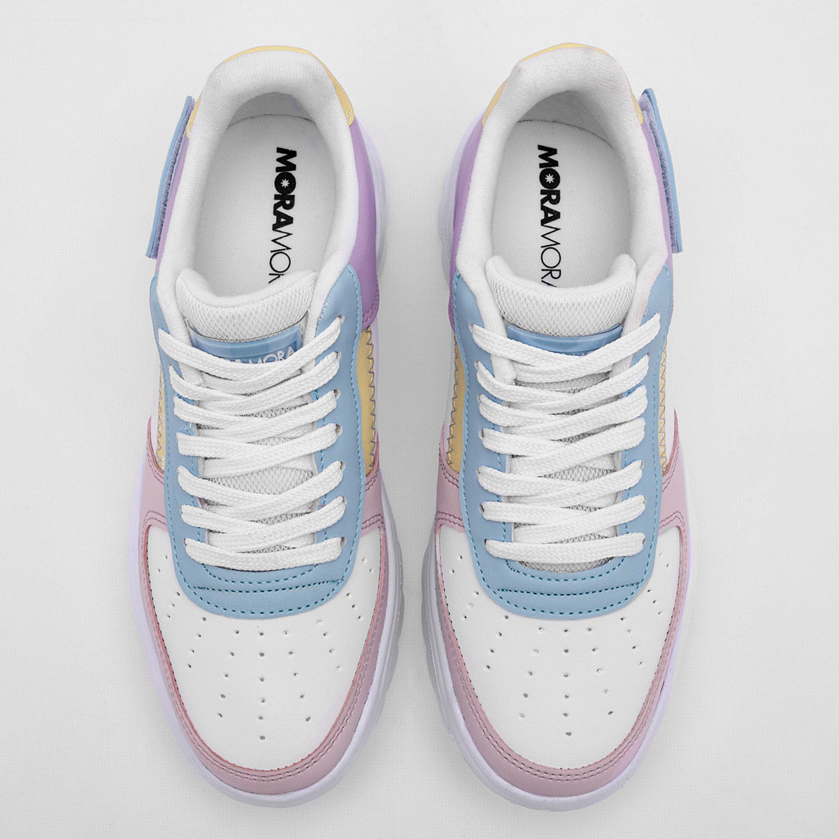 TENIS URBANO MUJER MORAMORA SAMARA BLANCO MULTICOLOR
