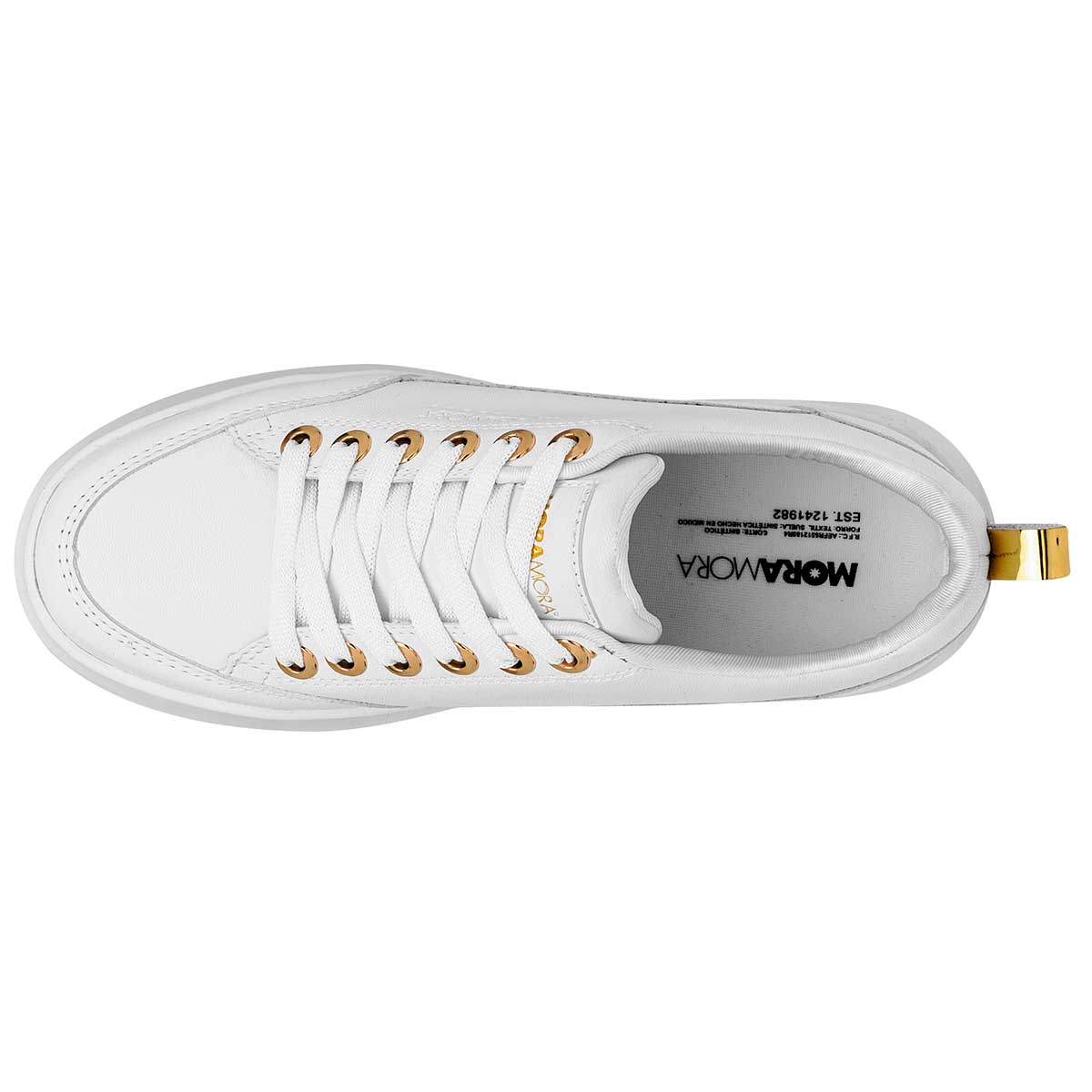 TENIS URBANO MUJER MORAMORA FRIDA BLANCO