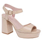 Zapatilla GRADUACION MUJER PIETRO ALESSANDRO 3200 BEIGE CHAROL