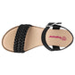 Sandalia Con Tirillas Tropicana 34032 Niña Color Negro