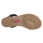 Sandalia Con Tirillas Tropicana 34032 Niña Color Negro