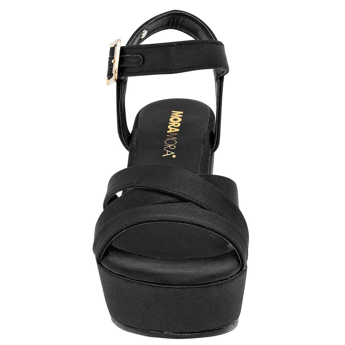 Zapatilla CASUAL MUJER MORAMORA AMELIA NEGRO SATIN