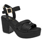 Zapatilla CASUAL MUJER MORAMORA AMELIA NEGRO SATIN