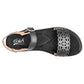 Sandalia Con Hebilla Etnia 2106 Para Mujer Color Negro