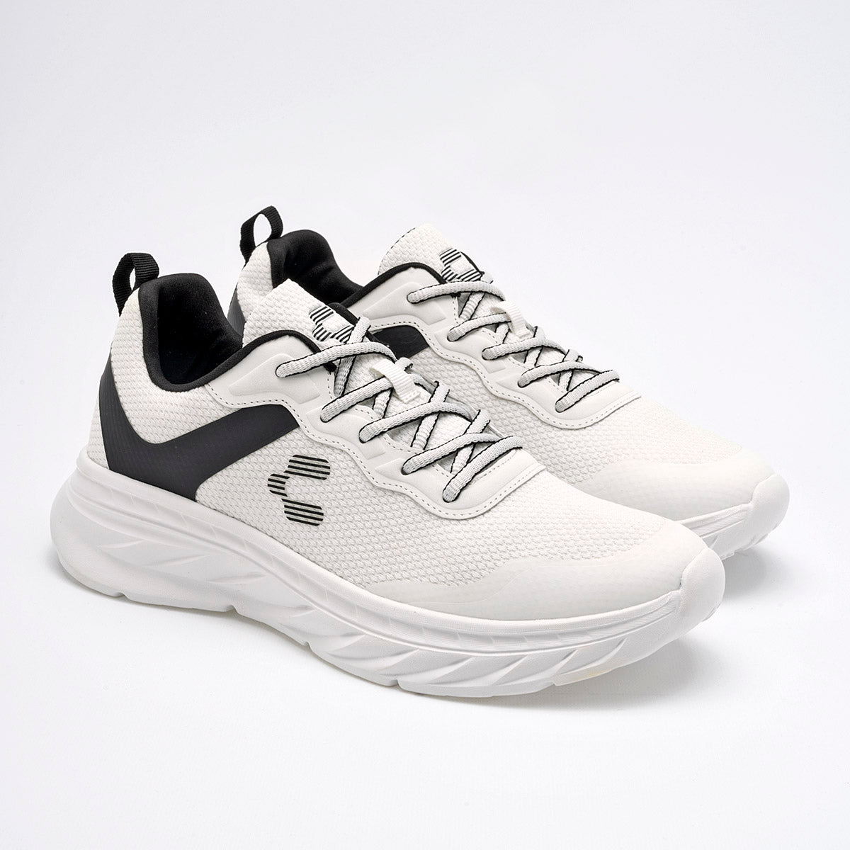 TENIS DEPORTIVO JUVENIL CHARLY 1086748005 BLANCO NEGRO