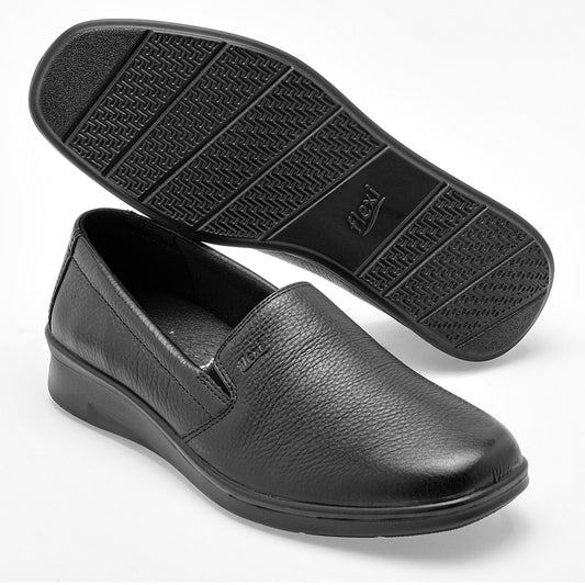 ZAPATO CONFORT MUJER FLEXI 124501 NEGRO