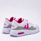 TENIS DEPORTIVO MUJER APOORT A5012 BLANCO GRIS FIUSHA