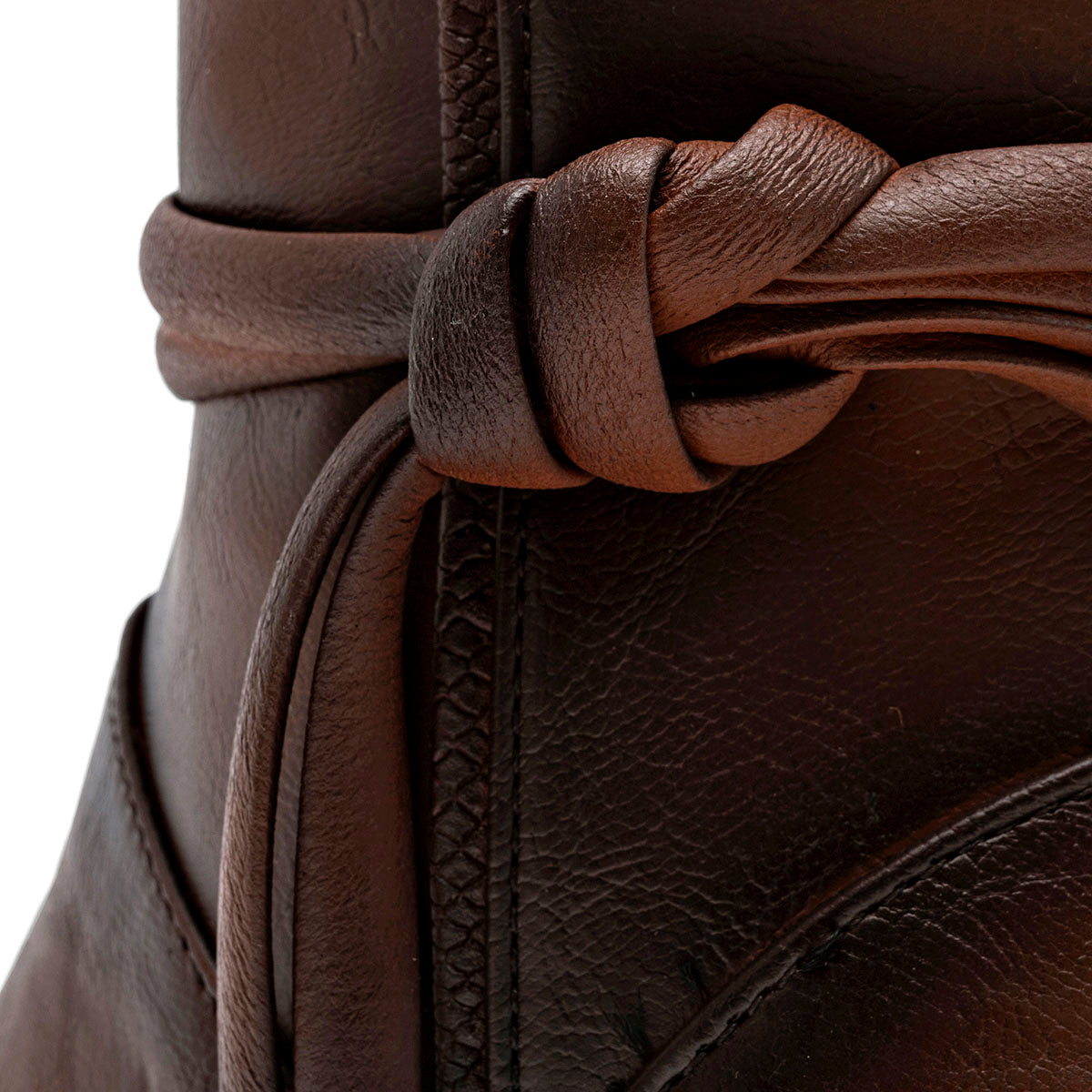 Bota para Mujer marca Moramora Café Tacon 6cm Tubo 36cm