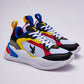 TENIS URBANO JUVENIL AMERICAN FIRE A69 BLANCO MULTICOLOR