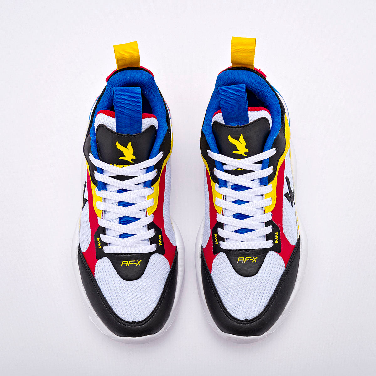 TENIS URBANO JUVENIL AMERICAN FIRE A69 BLANCO MULTICOLOR