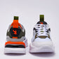 TENIS URBANO JUVENIL AMERICAN FIRE A69 BLANCO NEGRO OLIVO