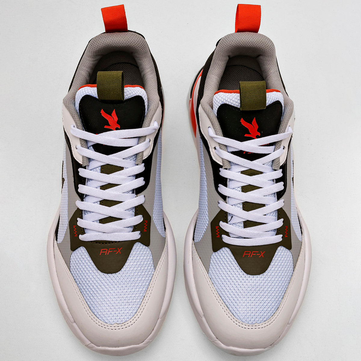 TENIS URBANO HOMBRE AMERICAN FIRE A69 BLANCO NEGRO OLIVO