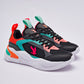 TENIS URBANO JUVENIL AMERICAN FIRE A69 NEGRO MULTICOLOR