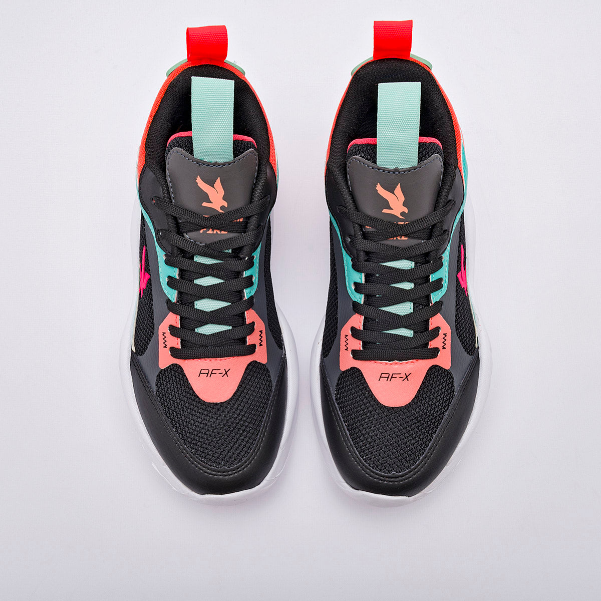 TENIS URBANO JUVENIL AMERICAN FIRE A69 NEGRO MULTICOLOR