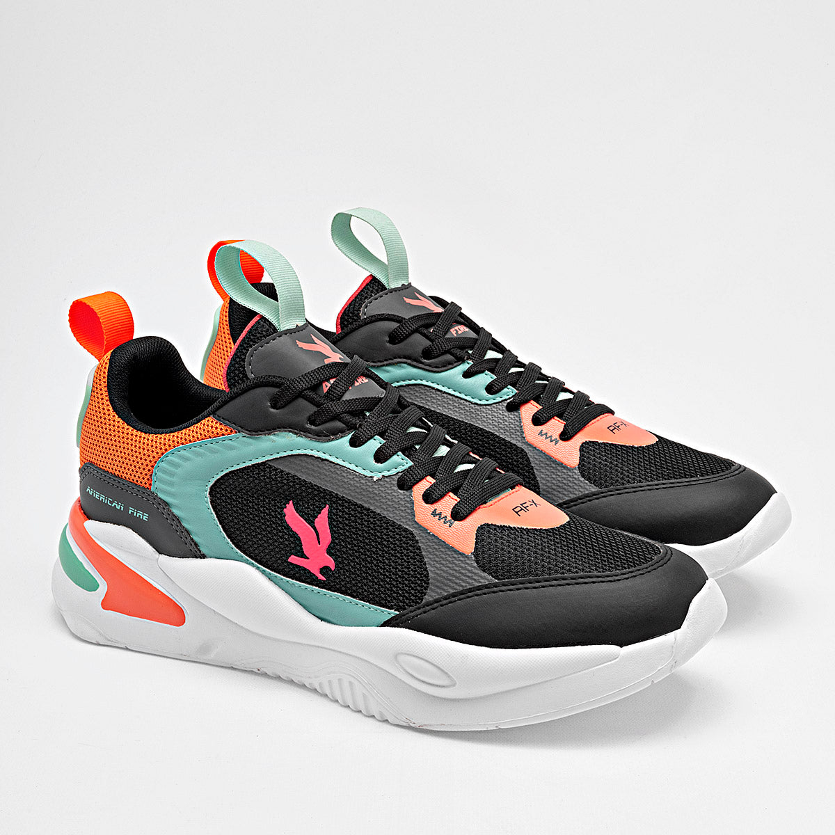 TENIS URBANO HOMBRE AMERICAN FIRE A69 NEGRO MULTICOLOR