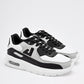 TENIS DEPORTIVO JUVENIL APOORT A5013 BLANCO NEGRO GRIS