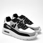 TENIS DEPORTIVO HOMBRE APOORT A5013 BLANCO NEGRO GRIS