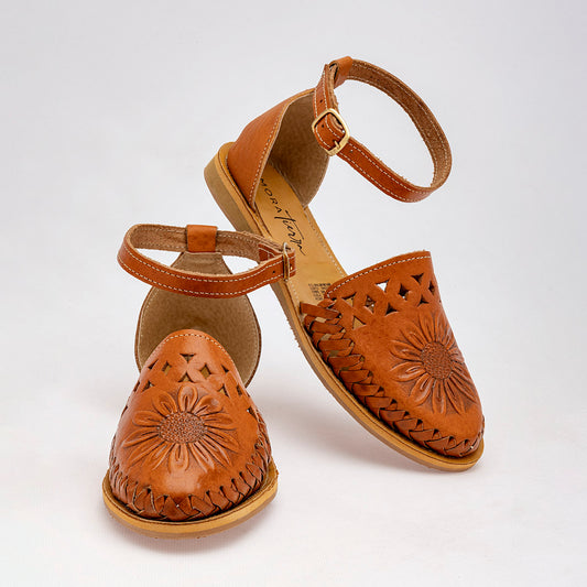 Sandalia CASUAL MUJER MORA TIERRA YOLETH CAMEL