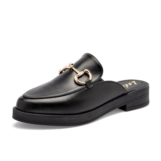 Zapato Sueco Lady One Sp1577 Para Mujer Color Negro