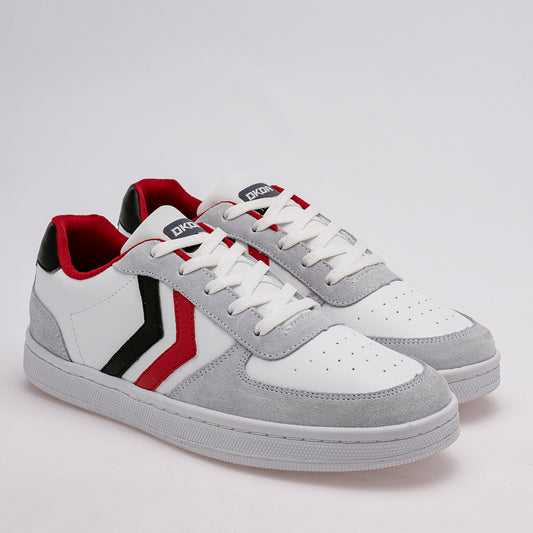 TENIS URBANO HOMBRE JHOS DKDA 7091 BLANCO GRIS NEGRO
