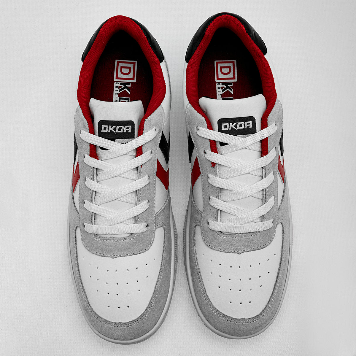 TENIS URBANO HOMBRE JHOS DKDA 7091 BLANCO GRIS NEGRO