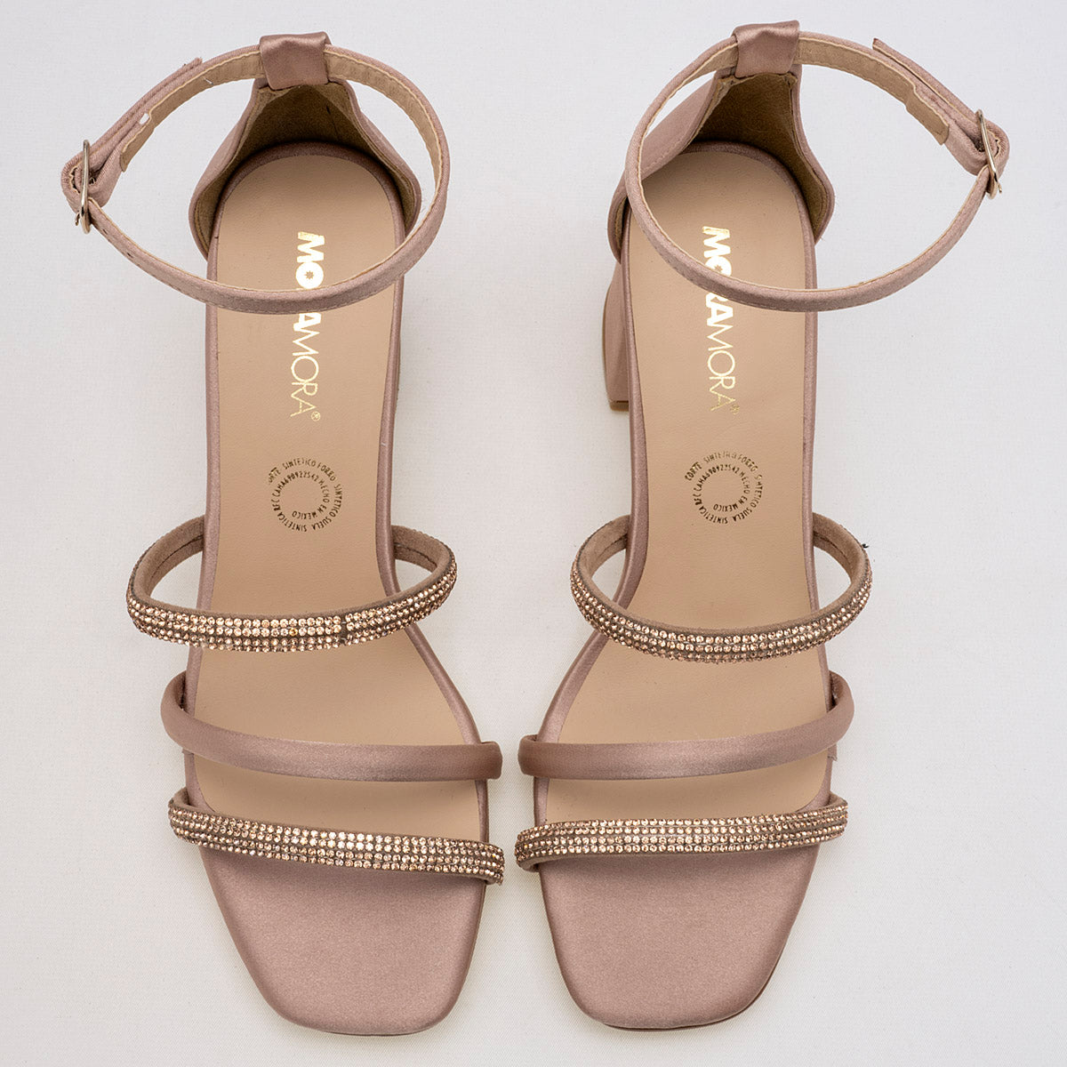 Zapatilla Con Pulsera Moramora 1454616 Mujer Color Rosa